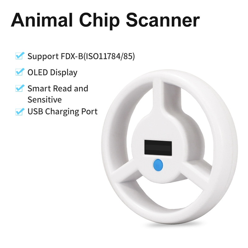 H01 RFID animal chip scanner