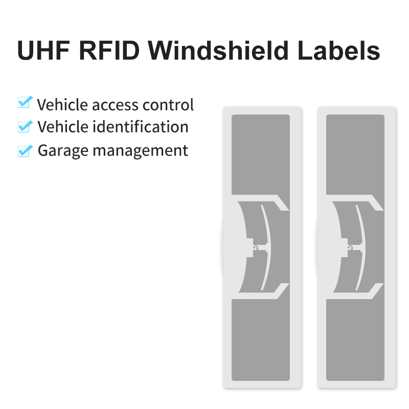UHF RFID Windshield Sticker Label for Car identification Management