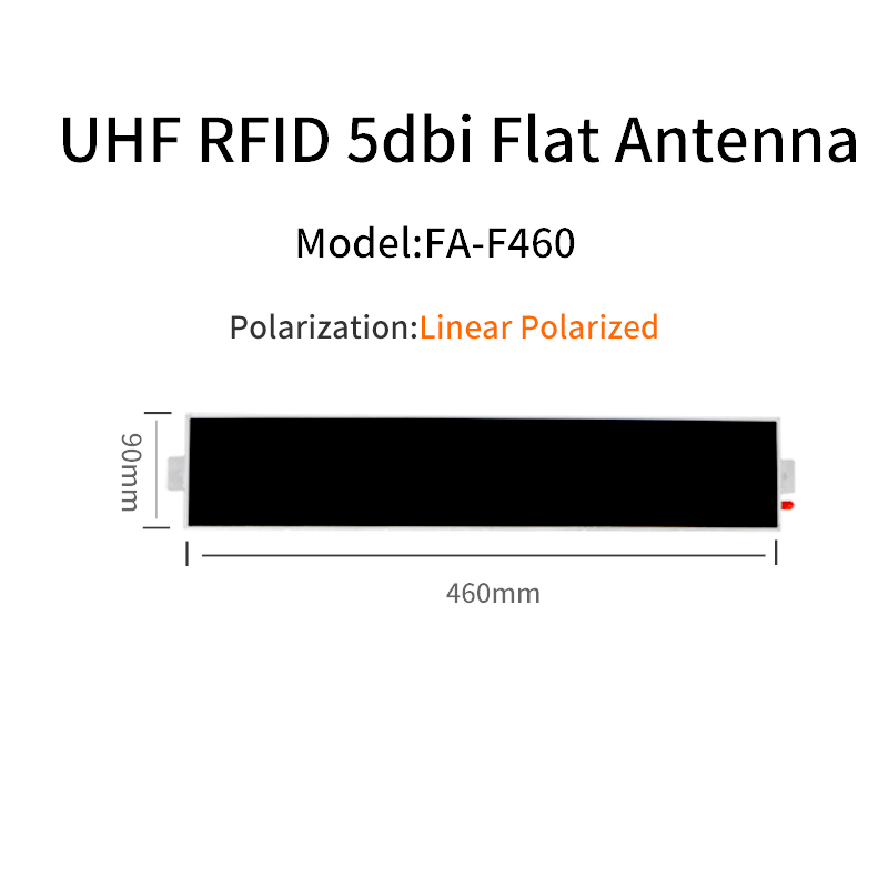 UHF RFID 460*90mm 5dbi flat antenna