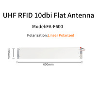 UHF RFID 600*100mm 10dbi flat antenna