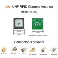 0dbi 20*20mm UHF RFID Ceramic Antenna