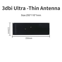 250*110mm UHF RFID Ultra Thin Antenna