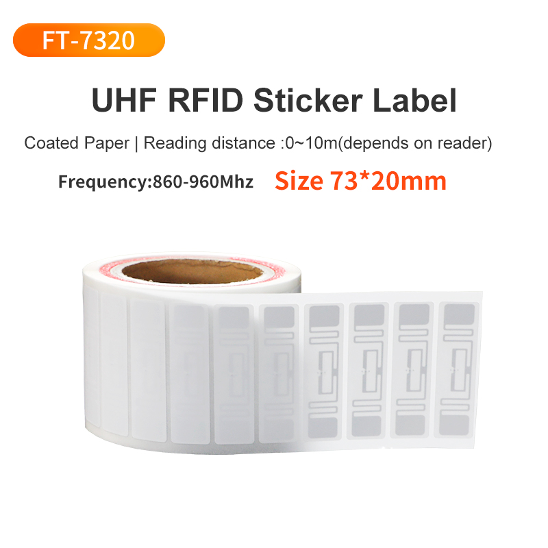73*20mm UHF RFID Sticker Label