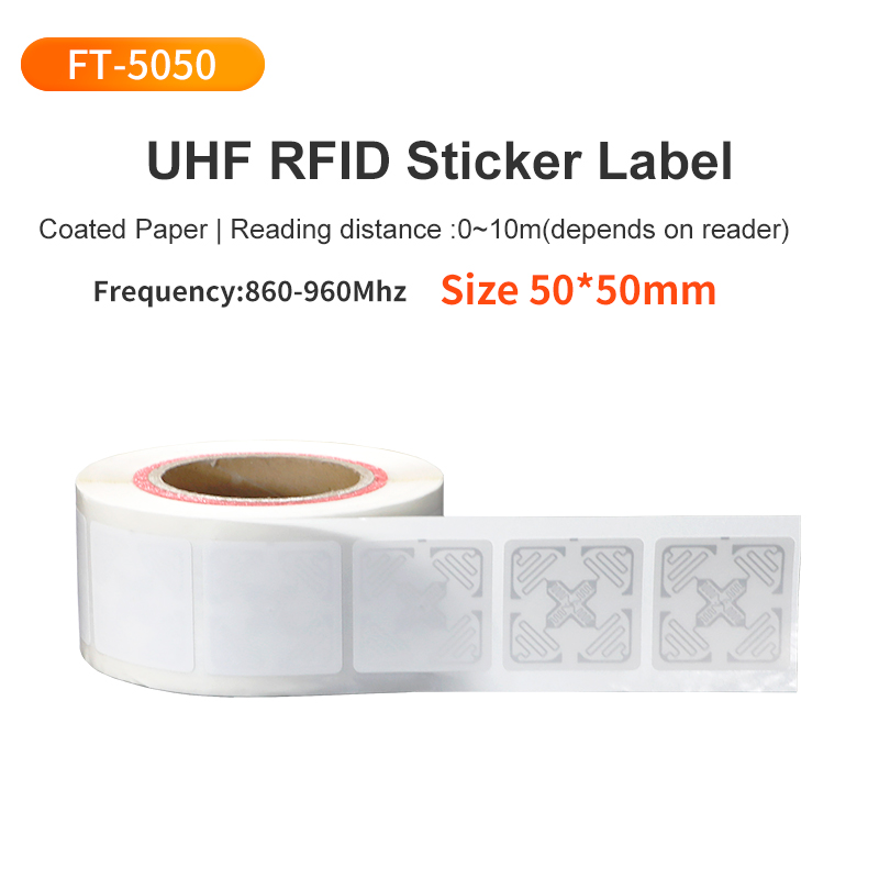 50*50mm UHF RFID Sticker Label
